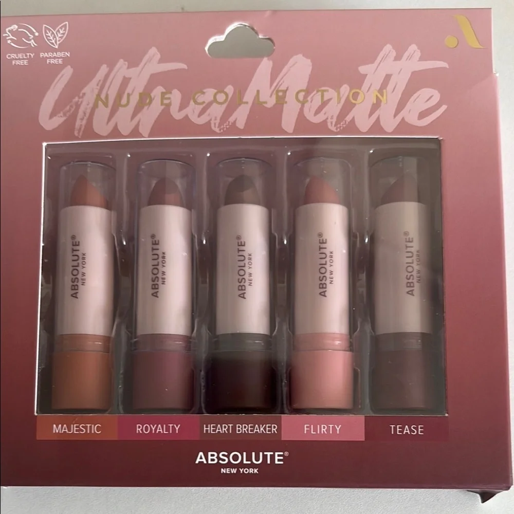Brown and Red Matte Lipstick Collection new in box